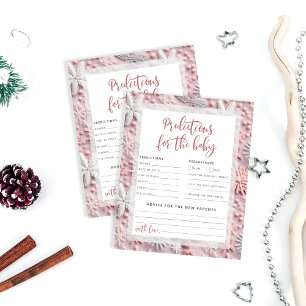 Pink Snowflakes Kinderdusche Vorhersagen und Ratsc