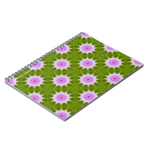 Pink Snowflakes Notebook Notizblock