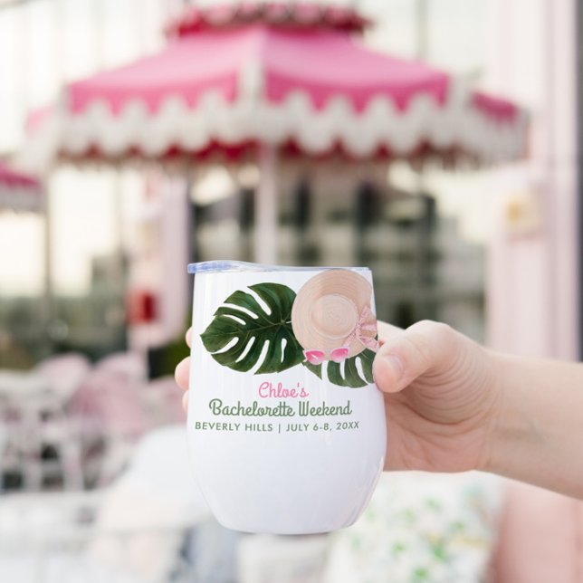Pink Sommertime Glam | Junggesellinnenabschied  (The tumbler in this photo varies slightly to the product. Accurate product photos are listed below.)