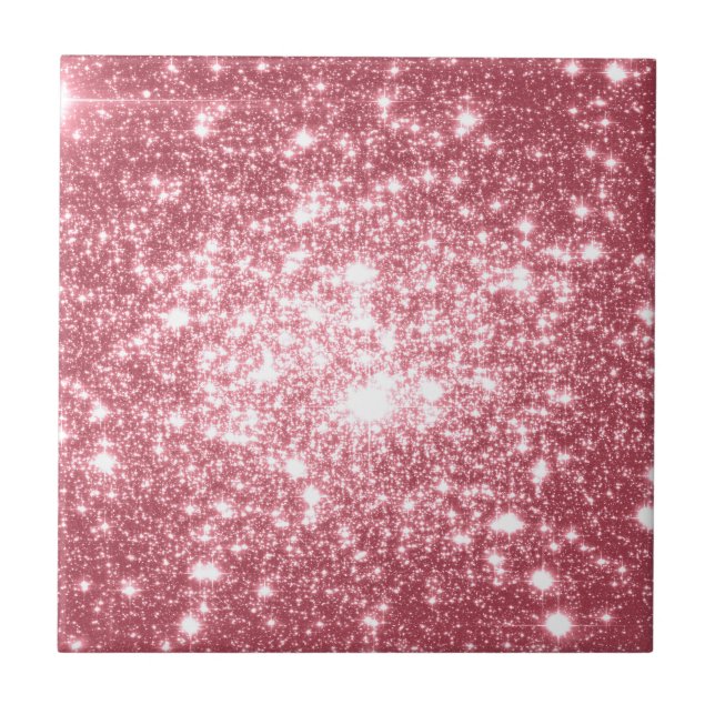 Pink Sparkle Fliese (Vorderseite)