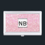 Pink Sparkle Glitzer Glam Business Card Inhaber Visitenkarten Etui<br><div class="desc">Pink Sparkle Glitzer Glam Business Card Inhaber. Passen Sie den Text an oder verließ ihn leer.</div>