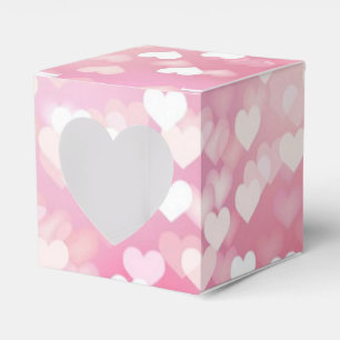 Pink Sparkle Herz Muster Herz-Liebhaber Box Geschenkschachtel
