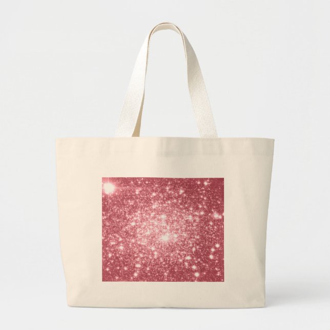 Pink Sparkle Jumbo Stoffbeutel (Vorne)