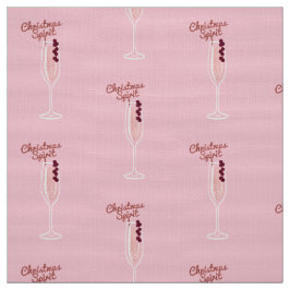 Pink Sparkling Weihnachten Stoff