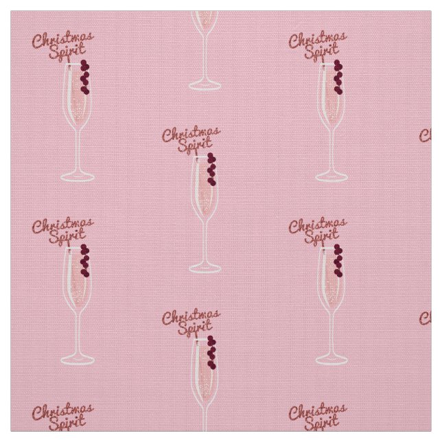 Pink Sparkling Weihnachten Stoff (Muster)