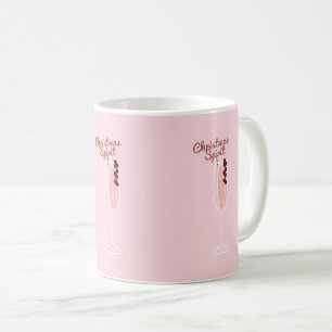 Pink Sparkling Weihnachten Tasse