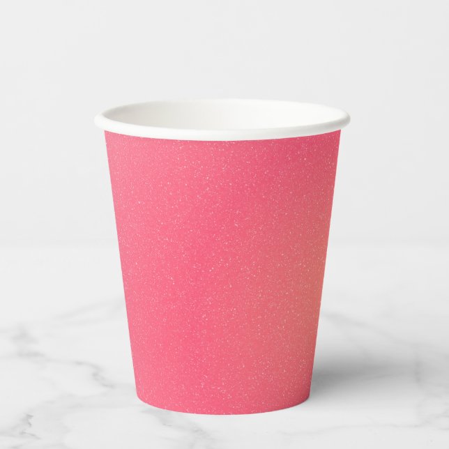 Pink Sparky Paper Cup Pappbecher (Vorderseite)