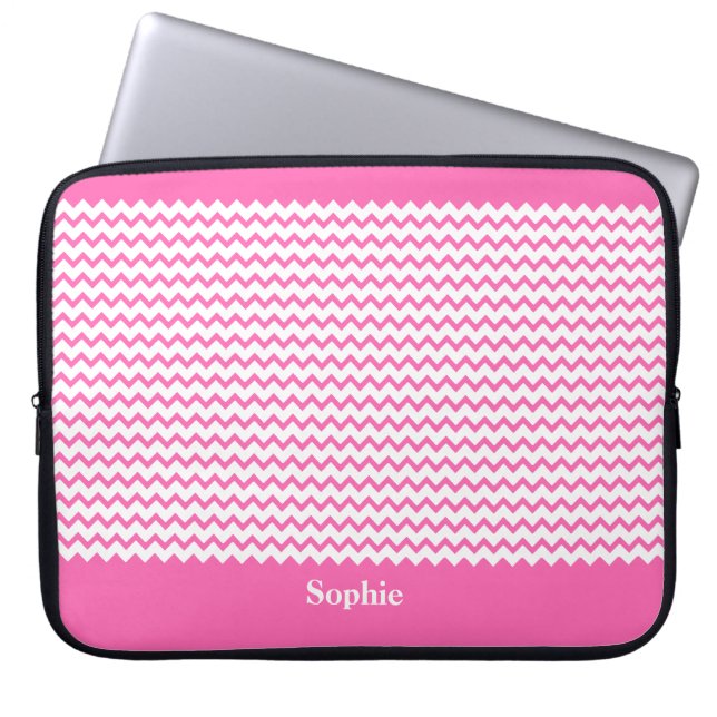 Pink-Sparren verlaufen Girly Neopren-Hülse 15 im Laptopschutzhülle (Vorderseite)