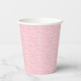 Pink Specklketted Texture Paper Cup - spielerisch Pappbecher