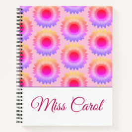 Pink Spiral Notebook Notizbuch