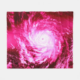 Pink Spiral Pinwheel Fleecedecke