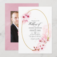 Pink Spring Cherry Blossom Wedding Foto