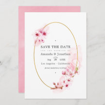 Pink Spring Cherry Blossom Wedding Foto