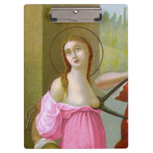 Pink St. Agatha (M 003) Klemmbrett