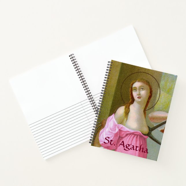 Pink St. Agatha (M 003) Notizbuch (Innenseite)
