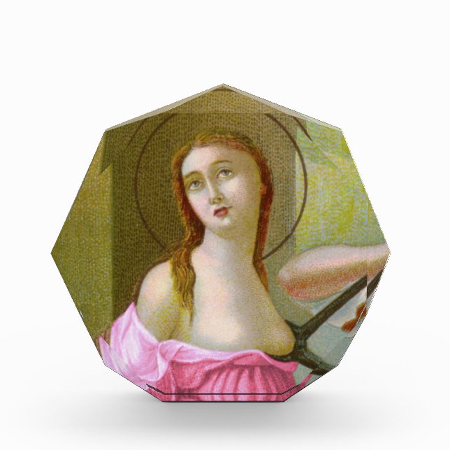 Pink St. Agatha (M 003) Paperweight or Fotoblock (Vorderseite)