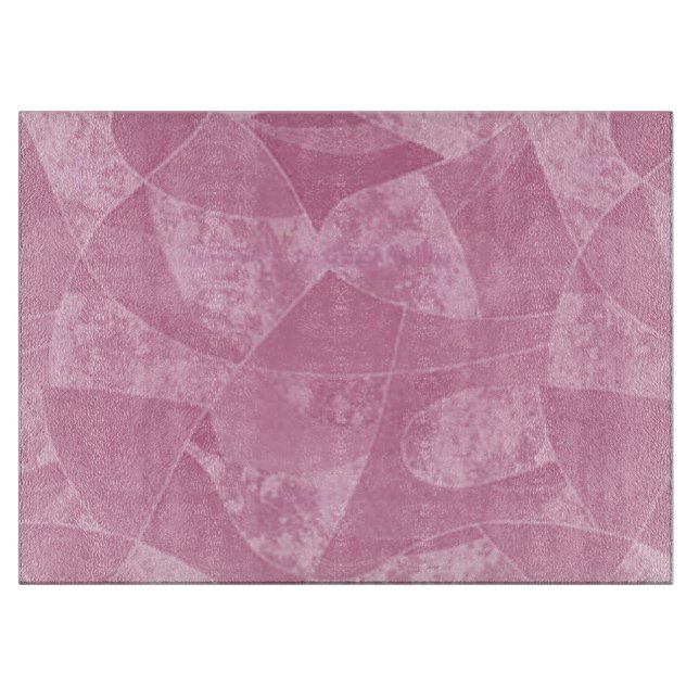 Pink Stain Glass Cutting Board Schneidebrett (Vorderseite)