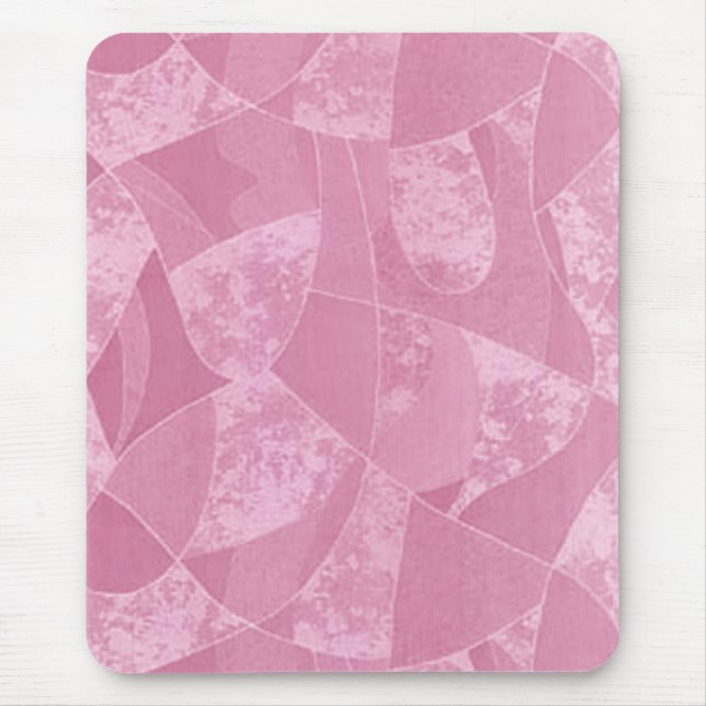 Pink Stain Glass Mouse Pad Mousepad (Vorne)