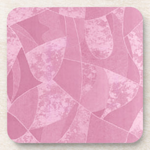 Pink Stain Glass Untersetzer