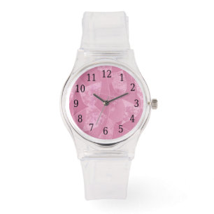 Pink Stain Glass Watch Armbanduhr