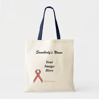 Pink Standard Ribbon Template by Kenneth Yoncich Tragetasche