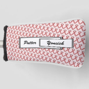 Pink Standard Ribbon von Kenneth Yoncich Golf Headcover