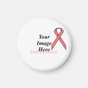 Pink Standard Ribbon von Kenneth Yoncich Magnet