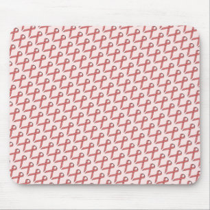 Pink Standard Ribbon von Kenneth Yoncich Mousepad