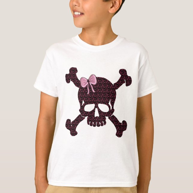 Pink Star Skull T-Shirt (Vorderseite)