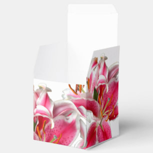 Pink Stargazer Lily Geschenkschachtel