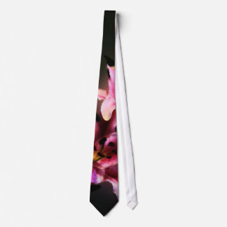 Pink Stargazer Lily Krawatte