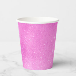 Pink Starry Night Baby Dusche Papiertücher Pappbecher