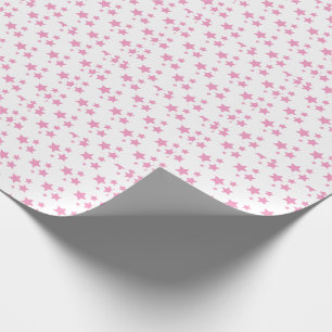 Pink Stars Modernes Design Wrapping Paper Geschenkpapier