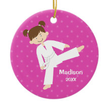 Pink Stars Taekwondo Karate Personalisiert