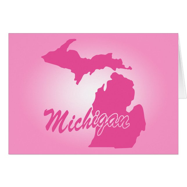 Pink State Michigan (Vorderseite (Horizontal))