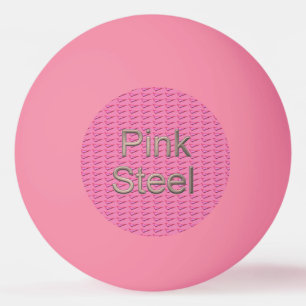 Pink Steel 1 sternorange Tischtennisplatte Tischtennisball