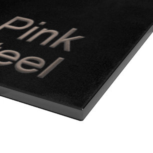 Pink Steel Black Glas Schneider Schneidebrett