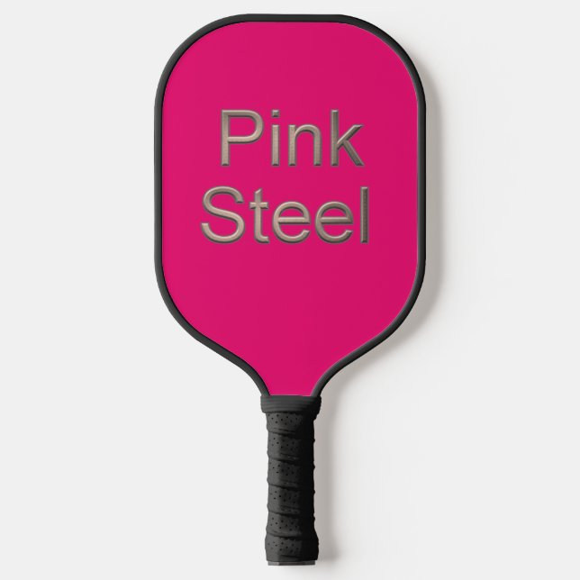 Pink Steel Fuchsia Paddel Pickleball Schläger (Vorderseite)