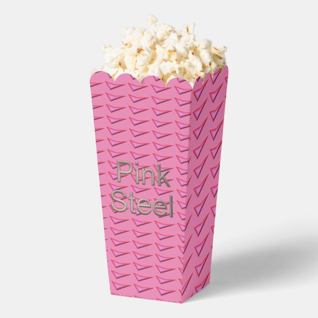 Pink Steel Popcorn Box Geschenkschachtel (Geplatzt)