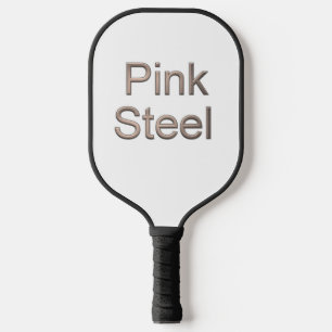 Pink Steel Schwarz Paddel Pickleball Schläger