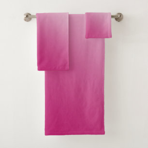 Pink-Steigung Badhandtuch Set