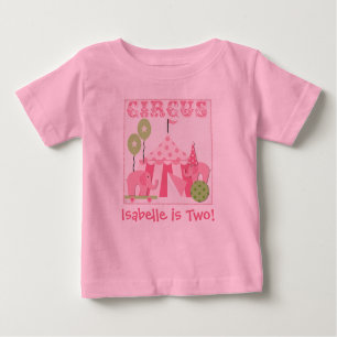 Pink Step Right Up Circus Tshirt mit individueller