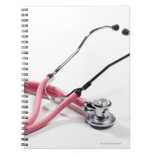 Pink Stethoscope Notizblock