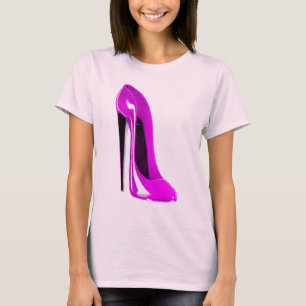 Pink-Stilett-Schuh T-Shirt