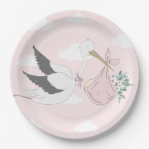 Pink Stork Baby Dusche