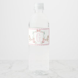 Pink Stork Baby Dusche Wasserflaschen Labels Wasserflaschenetikett