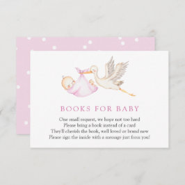 Pink Stork Books for Baby insert card
