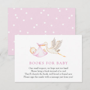 Pink Stork Books for Baby insert card