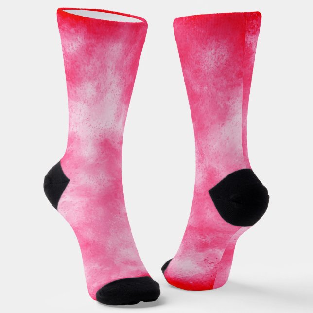 Pink Storm Cloud Socken (Gewinkelt)