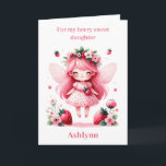 Pink Strawberry Fairy Berry Birthday Daughter Karte<br><div class="desc">Feiern Sie mit unserer personalisierten Strawberry Fairy Girl Birthday Daughter Card einen besonderen Geburtstag! Diese verzauberte Karte ist perfekt für Ihre Tochter, die eine Touch der Magie Liebe. Personalisieren Sie die Vorderseite mit ihrem Namen und fügen Sie eine herzliche Nachricht hinzu. Das charmante Design besticht durch ein skurriles Erdbeermärchen, das...</div>